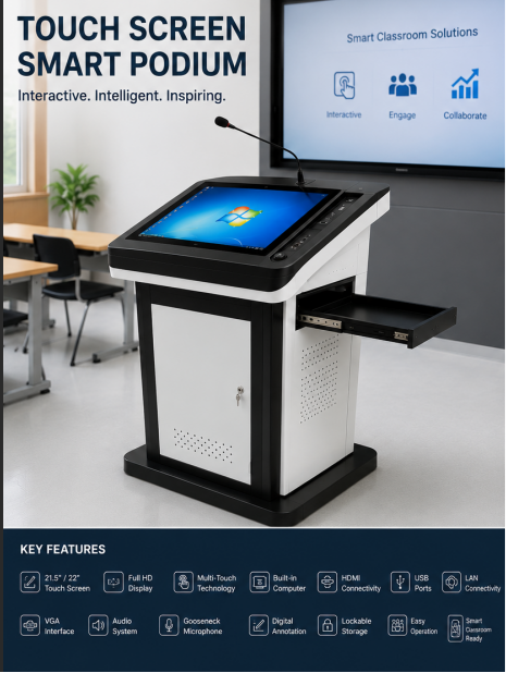 Touch Screen Smart Podium