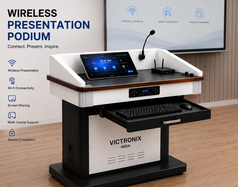 Wireless Presentation Podium