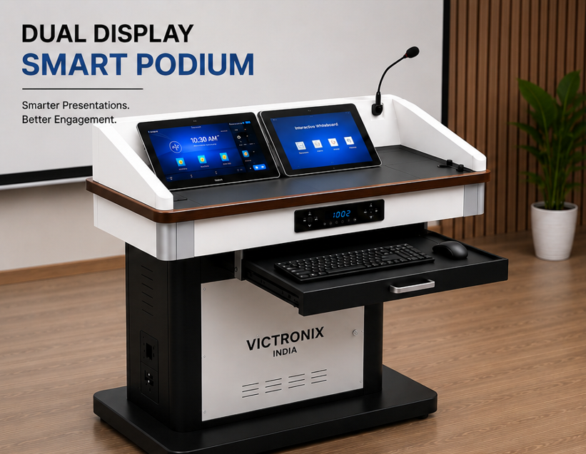 Dual Display Smart Podium
