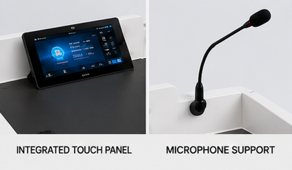 Height Adjustable Smart Podium
