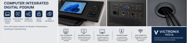 Computer Integrated Digital Podium