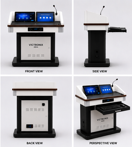 Dual Display Smart Podium