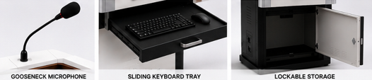 Dual Display Smart Podium
